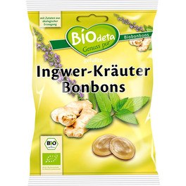 Biocop Bonbons R.ginger Herbes Biodeta 75g