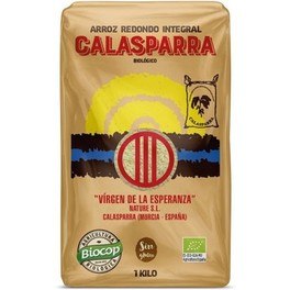 Riz Calasparra E.plastico Calasparra intégrale 1kg