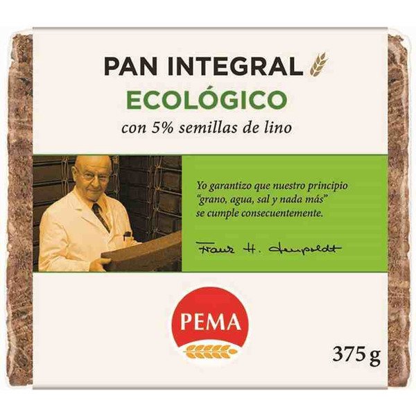 Pema Pan Centeno 5% Semillas Lino Pema 375 G