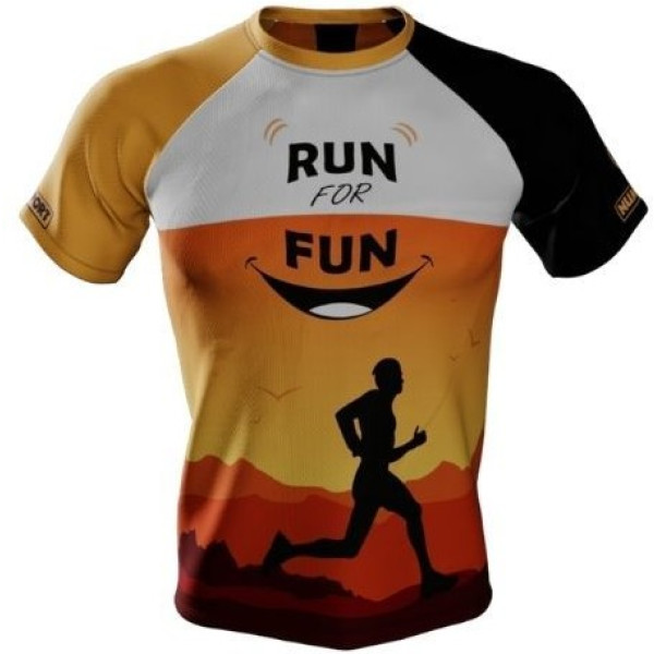 Numbi Sport Camiseta Running Y Trail Run For Fun - Manga Corta Hombre Unisex - 90 Grs.