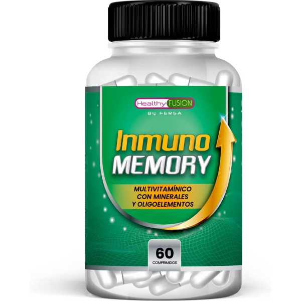 Healthy Fusion Inmunomemory. Multivitamínico. Minerales Y Oligoelementos. Combate El Daño Oxidativo. 60 Comprimidos