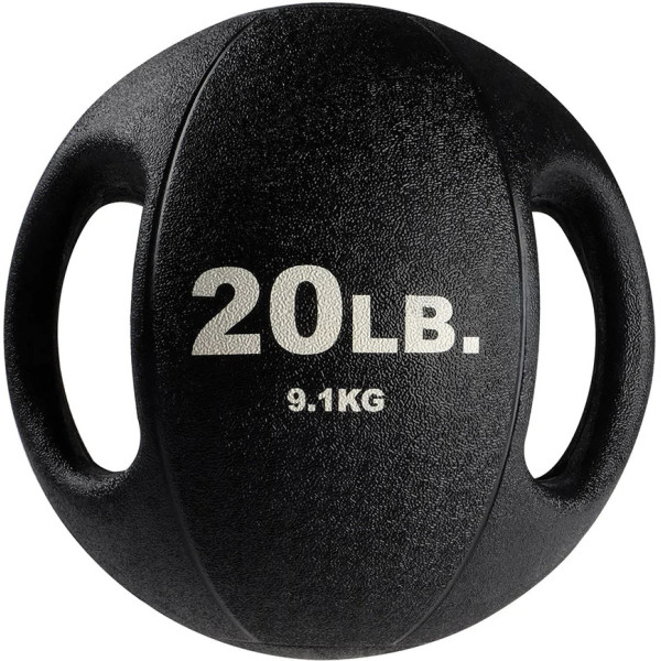 Body Solid Double Grip Medicine Ball 9 Kg