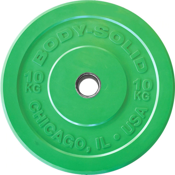 Body Solid Olympic Farbige Scheibe Chicago 15 Kg