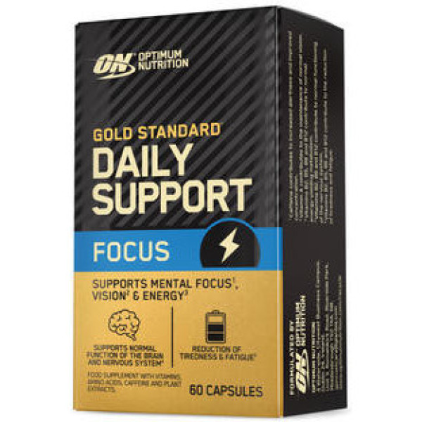 Optimale voeding op gouden standaard Dagelijkse ondersteuning Focus 60 Caps