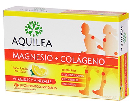 Aquilea Magnesio + Colageno 30 Comp Geschmack Zitrone-image