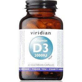 Viridian Vitamin D3 Vegan 2000 Iu 60 Vcaps