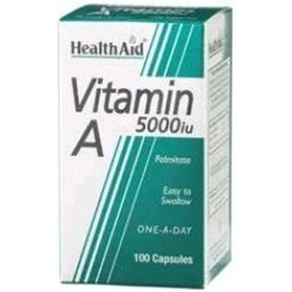 Health Aid Vitamin A 5,000 IU 100 Caps