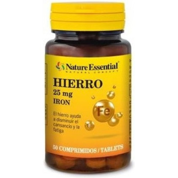 Nature Essential Hierro 25 Mg 50 Comp