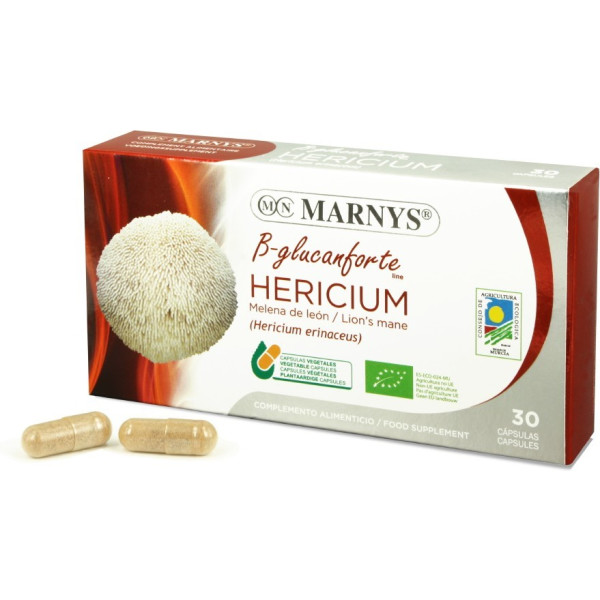 Marnys Hericium Mane De Leon Bio 30 Vcaps X 400mg