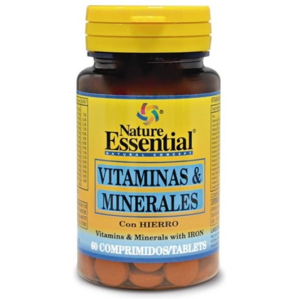 Nature Essential Vitaminas & Minerales 60 Comp