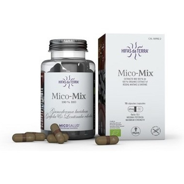 Da Terra hyphes mico-mix extrait reishi+maitaké+shiitake