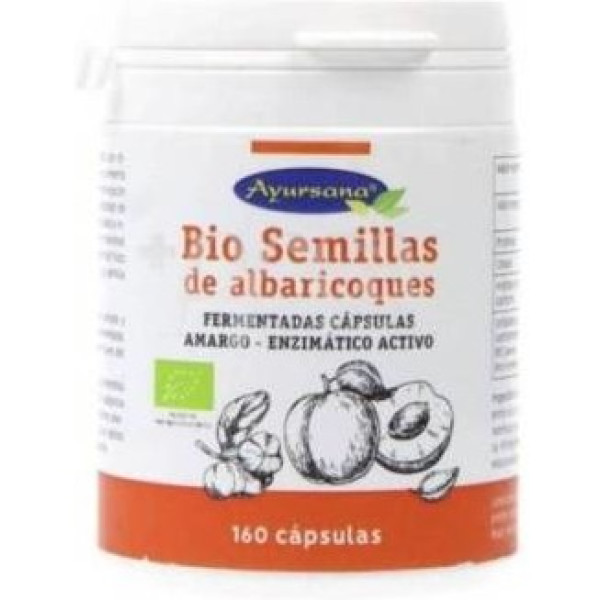 Sementes de Damasco Fermentadas Ayursana 160 Cápsulas