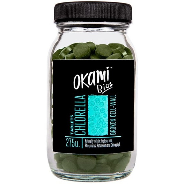 Okami Bio Chlorelle Comprimés 110g - 500mg 275un
