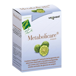 100% Natural - Metabolicare / 60 Cápsulas / Com extrato padronizado de bergamota