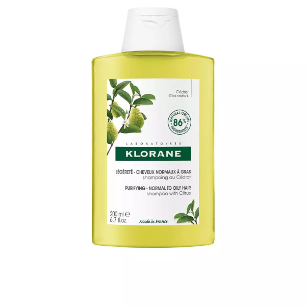 Klorane Purifying Citron Shampoo 200 ml Unisex