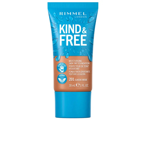 Rimmel London Kind & Free Skin Tint Foundation 201 Classic Beige 30ml