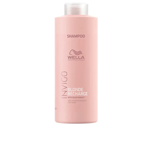 Wella Invigo Blonde Recharge Shampoo de cor refrescante 1000 ml unissex