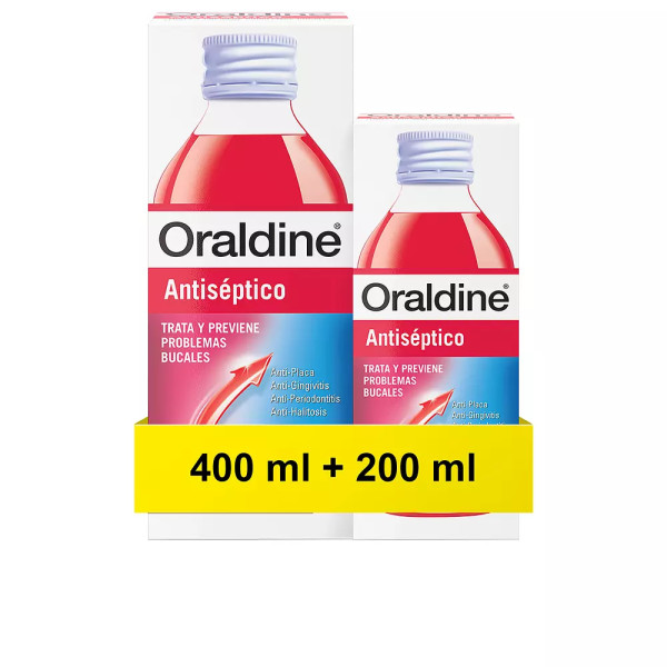 Oraldine Antiseptische Spülung 400 ml + 200 ml