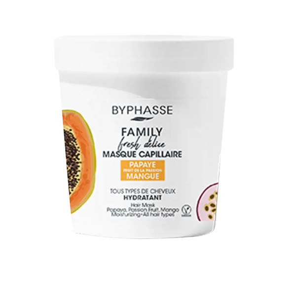 Byphasse Family Fresh Delice Mask Tutti i tipi di capelli 250 ml unisex