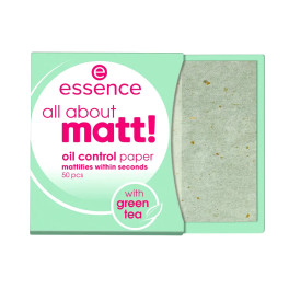 Essence All About Matt! Papeles Matificantes 50 U Unisex