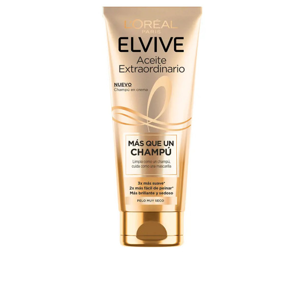 L'oreal Elvive Aceite Extraordinario Champú En Crema 250 Ml Unisex