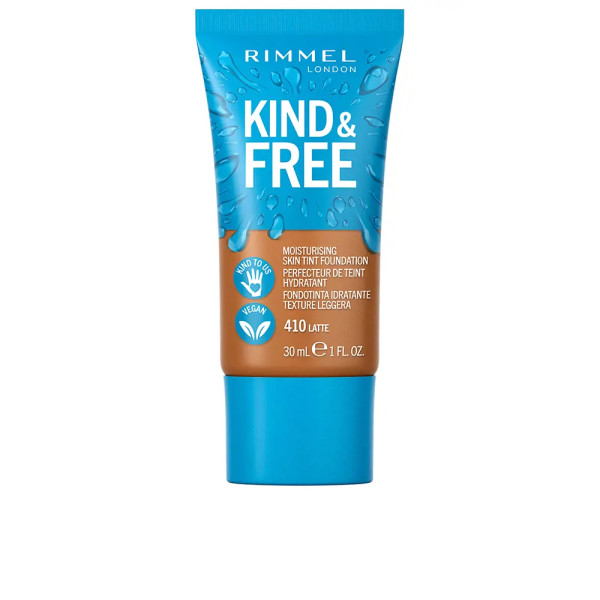 Rimmel London Kind & Free Skin Tint Foundation 410-latte 30 ml