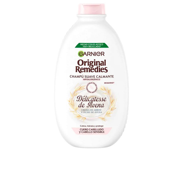 Garnier Original Remedies Champú Delicatesse De Avena 600 Ml Unisex