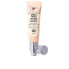 IT Cosmetics CC + Nude Glow Lightwight Foundation + Glow Suero SPF40 LIG Unisex