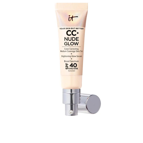 IT Cosmetics CC + Nude Glow Lichtgewicht Foundation + Glow Serum SPF40 Fair Unisex