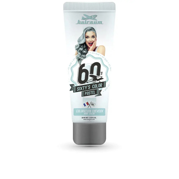 Hairgum Sixty's Color Haarfarbe Icy Blue 60 ml