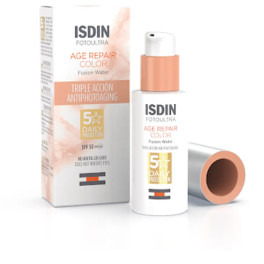 Isdin Photo Ultra Age Repair Color Fusion Water Spf50 50 ml Unisex