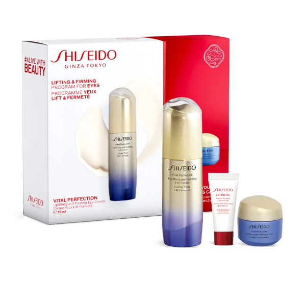 Shiseido Uplifting vital perfection and firming eye set 3 unisex pieces