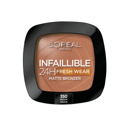 L'oreal Infaillible 24h Fresh Wear Matte Bronzer 350-medium Moyen 9 Gr Mujer