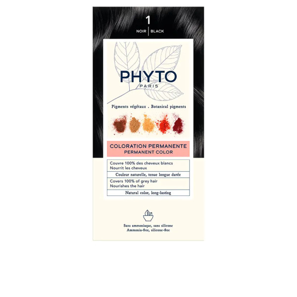 Permanente Phyto Botanical Power Color Color 1-Noir 3 U Mulher