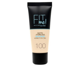 Maybelline me convient ! Fondation Matte+poreless 100-chaud Ivoire 30 Ml Unisexe