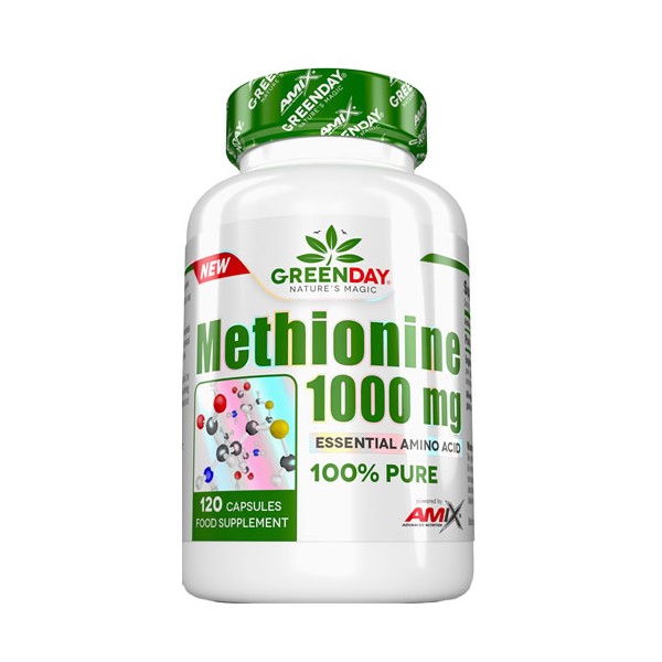 Amix GreenDay Methionin 1000 mg 120 Kapseln