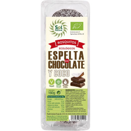 Solnatural Rosquitos Espelta Chocolate Y Coco Bio 160 G