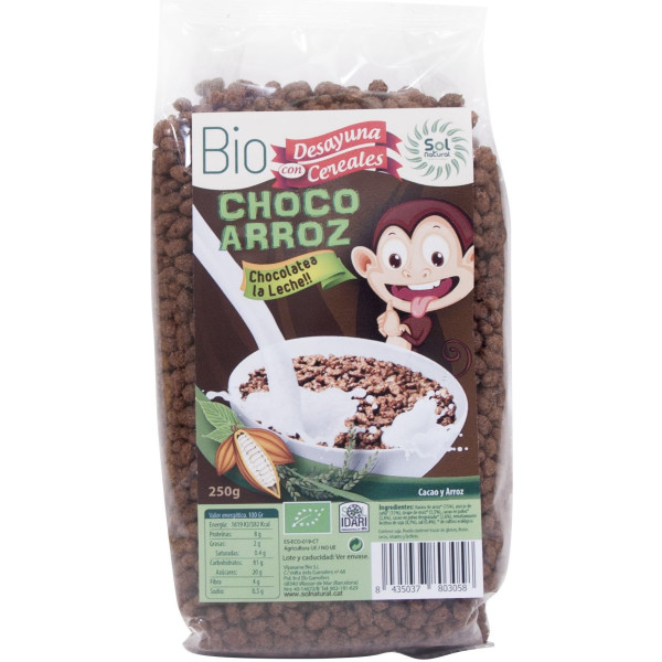 Solnatural Choco Riz Bio 250 G