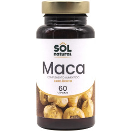 Solnatural Maca 60 Capsulas Bio 29,4 G