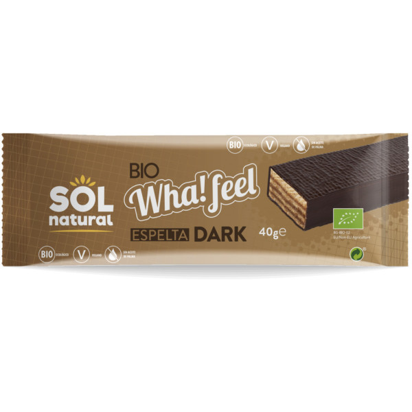 Solnatural Wha Feel Snack Trempé Epeautre Cacao Bio 16 X 40 G