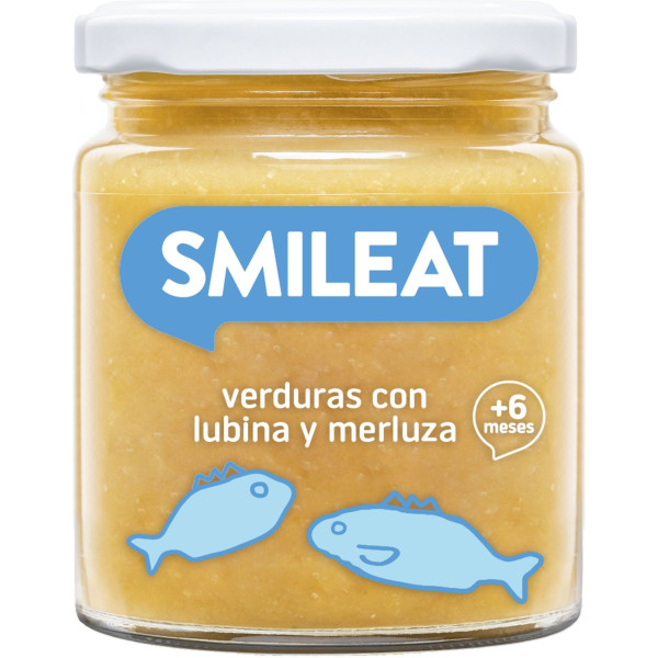 Smileat Vegetable Jar With Sea Bass And Hake 230 G Eco