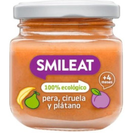 Smileat Pot De Banane, Poire Et Prune 130 G Eco