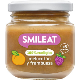 Smileat Tarrito De Frambuesa Y Melocoton 130 G Eco
