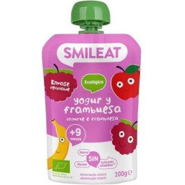 Smileat Pouch Yogur Y Frambuesa 100 G Eco