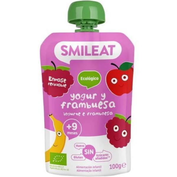 Smileat Sachet Yaourt Et Framboise 100 G Eco