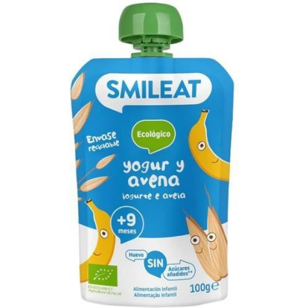 Smileat Pouch Yogur Y Avena 100 G Eco