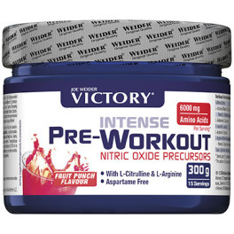 Victory Pre Workout Fruit Punch 300g - Combinação de Citrulina e Arginina + Cafeína. Poderoso pré-treino