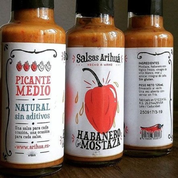 El Oro De Los Andes Salsa Habanero Con Mostaza 125 Ml