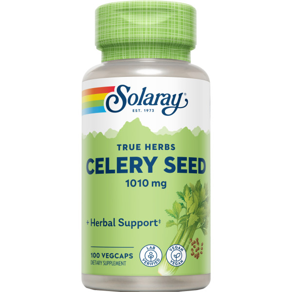 Solaray Graines de céleri 505 mg 100 vcaps céleri