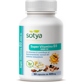 Sotya Super Vitamina D3 3000ui 90 Cápsulas De 400g